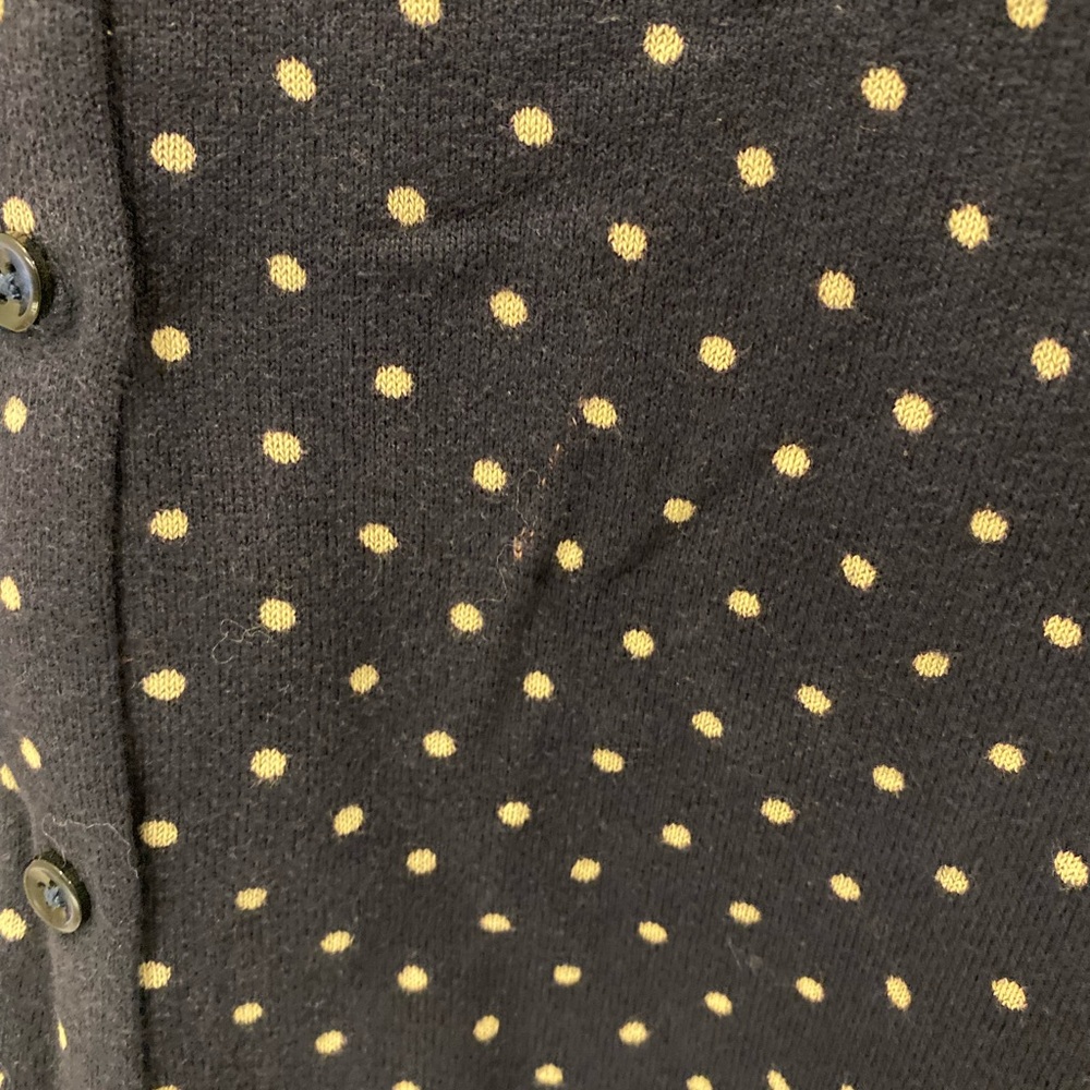 Tommy Hilfiger navy blue polka dot cardigan - Picture 6 of 7